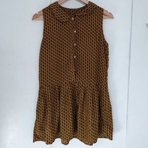 Collared mustard Levi's dress